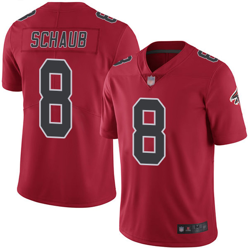 Atlanta Falcons Limited Red Men Matt Schaub Jersey NFL Football #8 Rush Vapor Untouchable